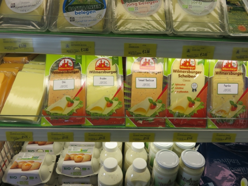 selection of vegan cheese - Wimersburger