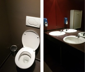 Toilets Bottarga, spacious, clean